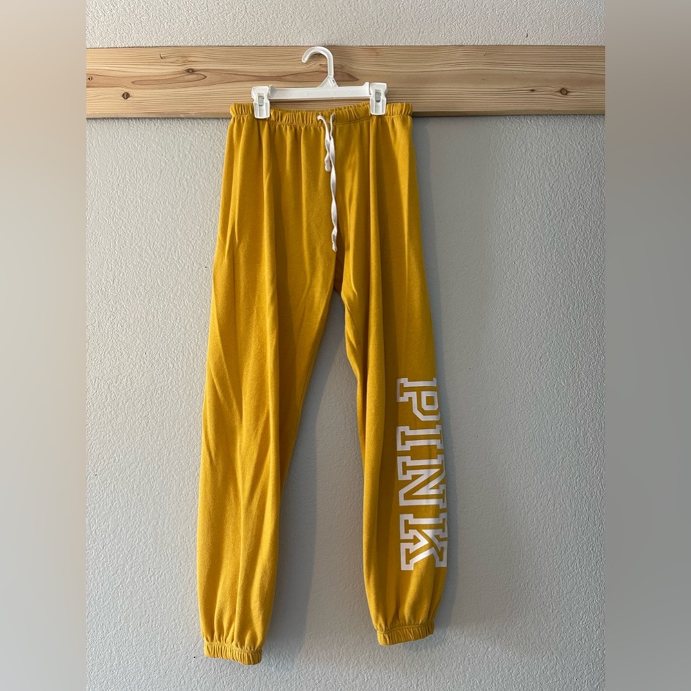 Yellow sweats, size small